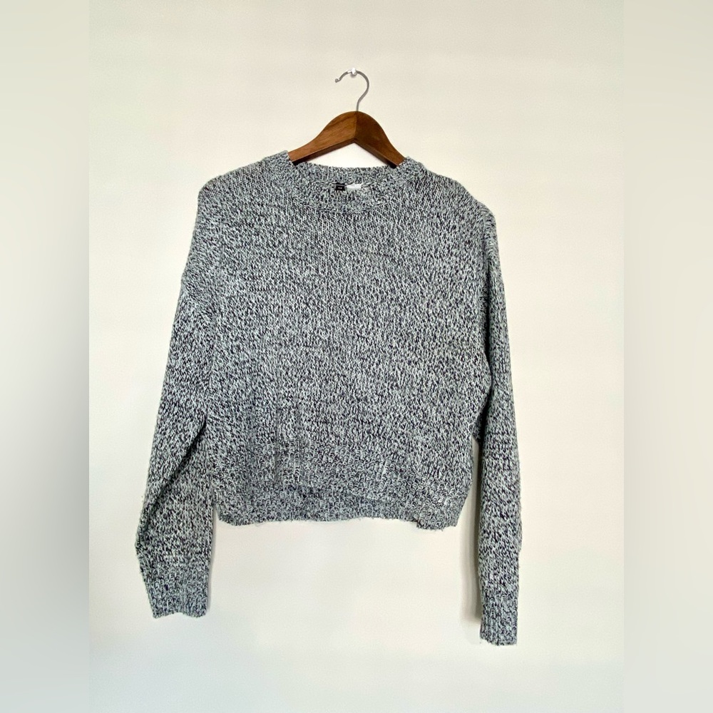 H&M Black & White Knit Sweater